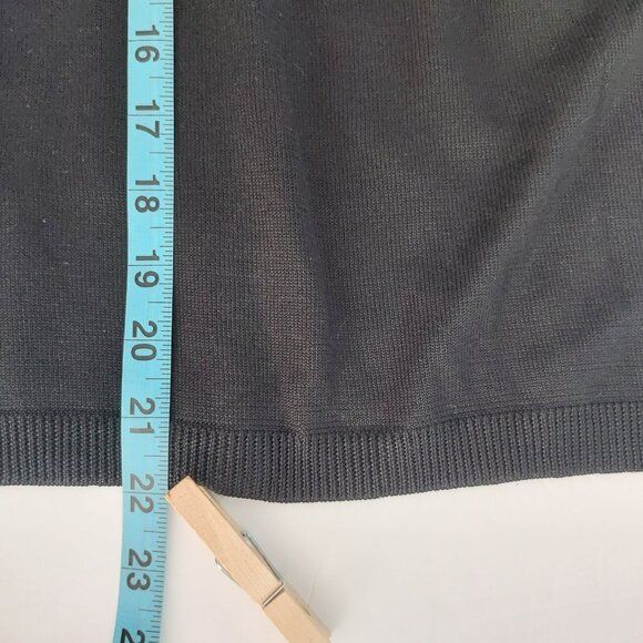 Cardigan Sweater Black Argyle Large Long Sleeves Colorful Preppy Classy Silk EUC - Picture 10 of 12